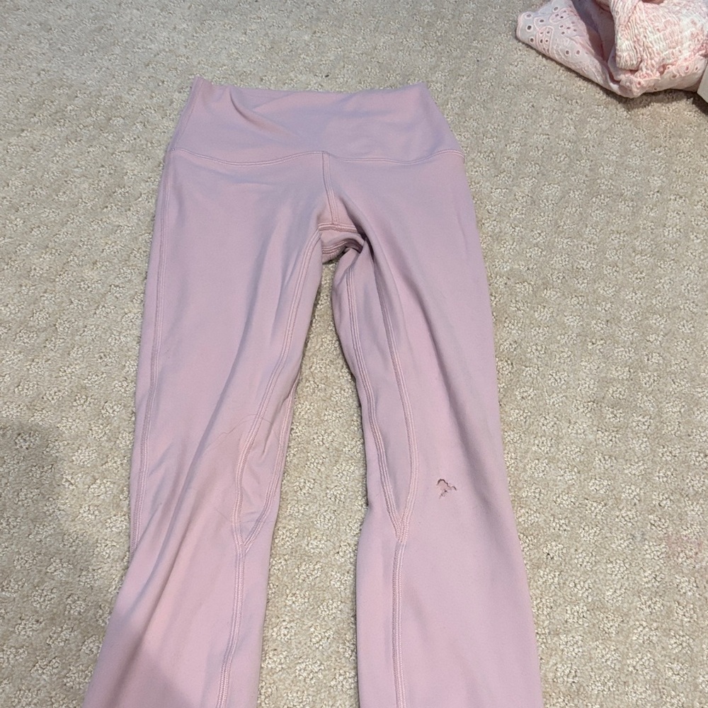 lululemon athletica Light Pink Kids Leggings